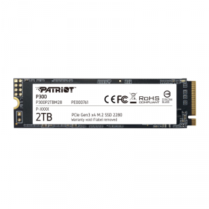 Dysk SSD PATRIOT P300 M.2 2280″ 2 TB PCIe NVMe Gen3 x4 2100MB/s 1650MS/s