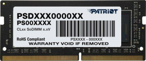 Pamięć PATRIOT SODIMM DDR4 8GB 2666MHz 19CL SINGLE