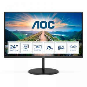 Monitor AOC Q24V4EA (23.8 /75Hz /2560 x 1440 /Czarny)