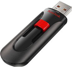 Pendrive (Pamięć USB) SANDISK 32 GB USB 2.0 Czarno-czerwony