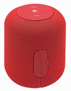 Głośnik na bluetooth z radiem Czerwony