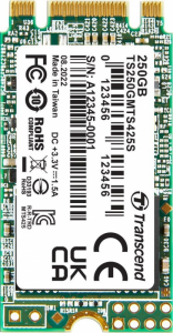 Dysk SSD TRANSCEND TS250GMTS425S (M.2 2242″ /250 GB ) 