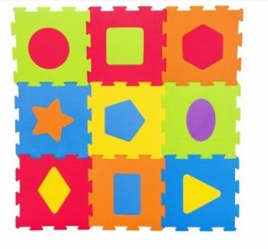 Mata Piankowa Puzzle Piankowe Figury Kolorowe