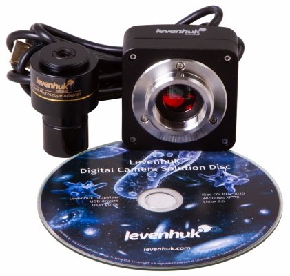 Trójokularowy mikroskop cyfrowy Levenhuk D400T