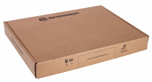 Zegar ścienny Bresser MyTime Jumbo LCD, biały