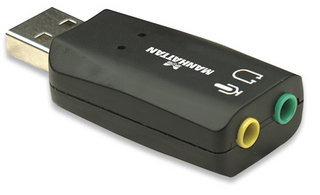 Karta dźwiękowa MANHATTAN Hi-Speed USB 3-D 150859