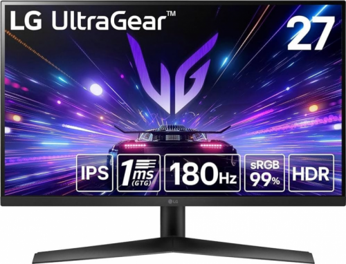 Monitor LG 27GS60F-B (27&quot; /IPS /180Hz /1920 x 1080 /Czarny)