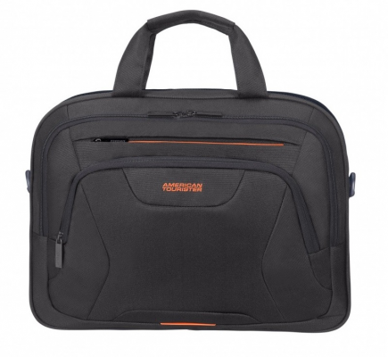Torba na laptopa AMERICAN TOURISTER AT WORK (maks.15.6&quot;/Czarno-pomarańczowy)
