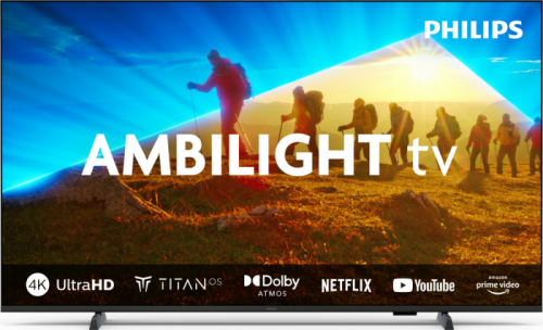 Telewizor PHILIPS LED 50″ 4K Ultra HD Titan OS Ambilight Dolby Atmos (50PUS8009/12)