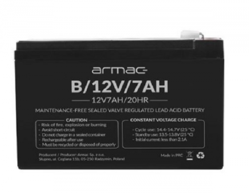 Bateria do zasilacza awaryjnego ARMAC B/12V/7AH