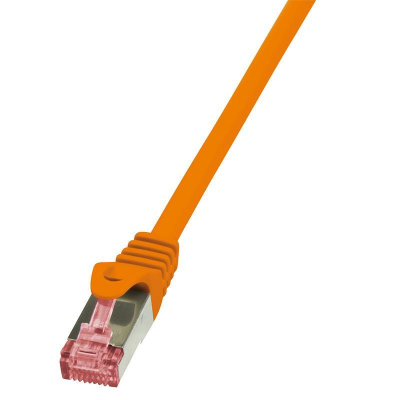 LOGILINK S/FTP Cat.6 0.5 m Pomarańczowy 0.5 Patchcord