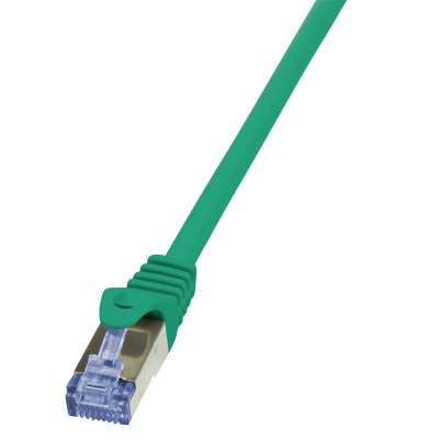 LOGILINK S/FTP Cat.6a 10 m Zielony 10 Patchcord