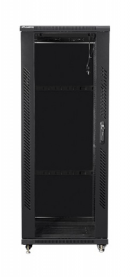 Szafy Lanberg FF01-6632-12B (32U; 19&#039;&#039; / 600mm / 600 mm; stojąca; Pełne, Szklane; 800 kg; kolor czarny)