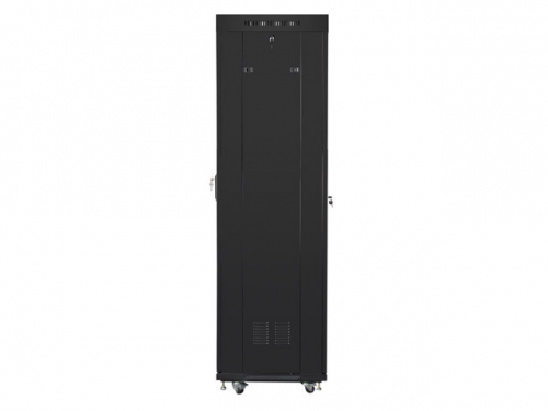 SZAFA INSTALACYJNA RACK STOJĄCA 19&quot; 42U 600X600 CZARNA DRZWI SZKLANE LCD LANBERG (FLAT PACK)