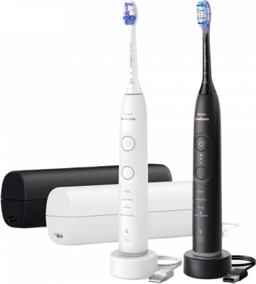 Szczoteczka soniczna PHILIPS Sonicare 7100 HX7429/02 2 szt. Czarny/Biały Biały (HX7429/02)