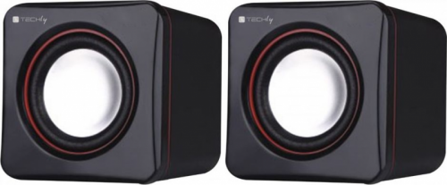TECHLY Głośniki komuterowe 2.0 jack 3.5 mm 3W zasilanie USB ICC SP-320ETY