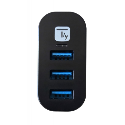 TECHLY Hub USB 3.0 3-portowy z obrotowym wtykiem USB-A IUSB3-HUB3-ROTB