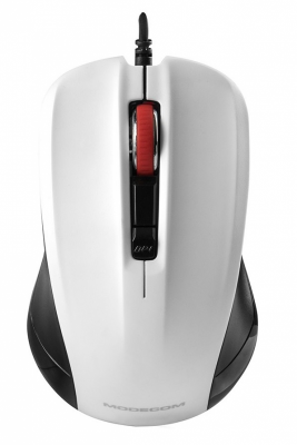 Mysz Przewodowa MODECOM M9.1 Czarno-Biały
