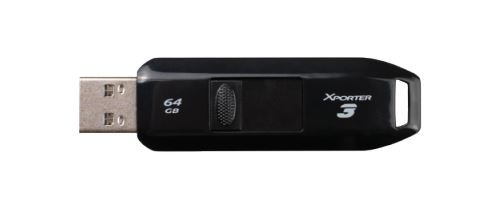 Pendrive PATRIOT Pendrive Xporter 3 64GB USB 3.2 Slider (64 GB /USB 3.0 /Czarny )