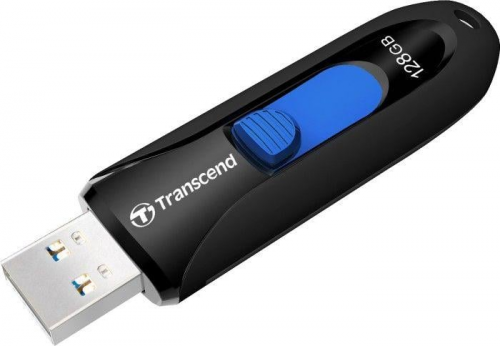 Pendrive TRANSCEND JetFlash 790  128GB Biało-niebieski (128 GB /USB 3.0 /Biało-niebieski )