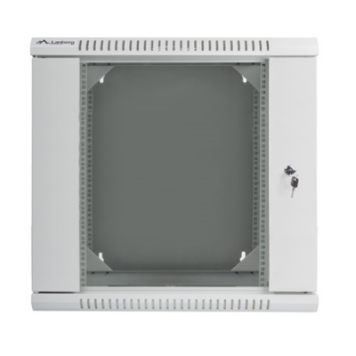 Szafa instalacyjna wisząca dwusekcyjna 19&#039;&#039; 12U 600X600mm szara