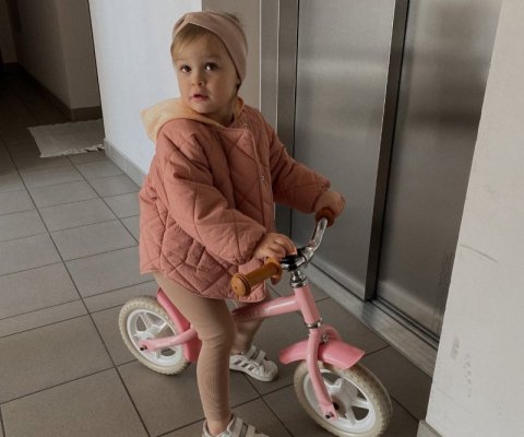 Rowerek Biegowy Marshall Pink