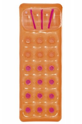 Bestway 43015 DMUCHANY MATERAC PLAŻOWY 188cm x 71cm POMARAŃCZ