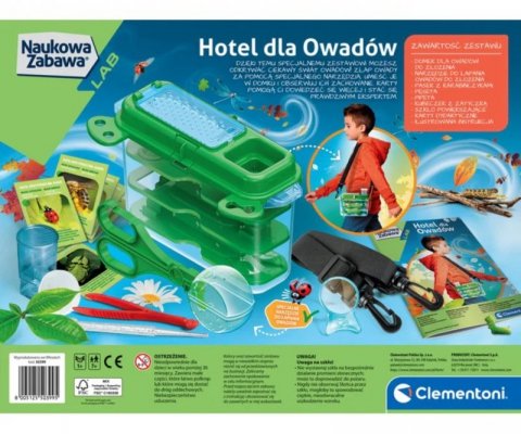 Clementoni 50399 Naukowa Zabawa Lab Hotel Dla Owadów