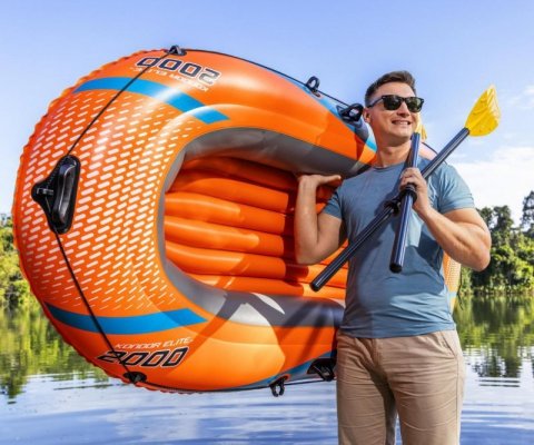 Bestway 61141 Dmuchany ponton Kondor Elite 2000  1.96m x 1.06m