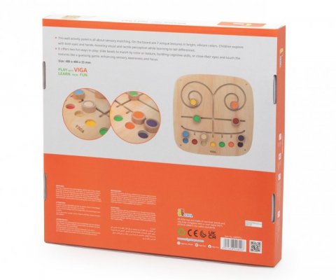 Viga 44809FSC Tablica manipulacyjna – kolorowe ścieżki