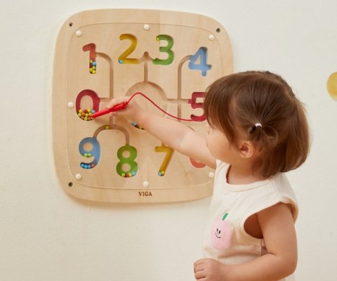 Viga 44811FSC Tablica edukacyjna - magnetyczna zabawa z liczbami