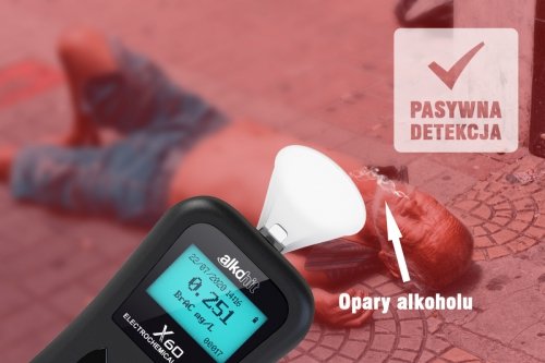 Alkomat Alkohit X60 z drukarką bezprzewodową