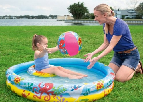 Basen dmuchany brodzik piłka kółko Bestway 51124 #G2