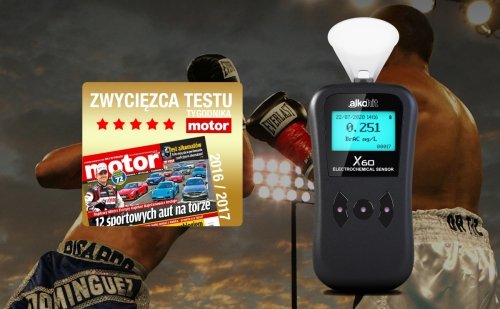 Alkomat Alkohit X60 w skrzyneczce plastikowej