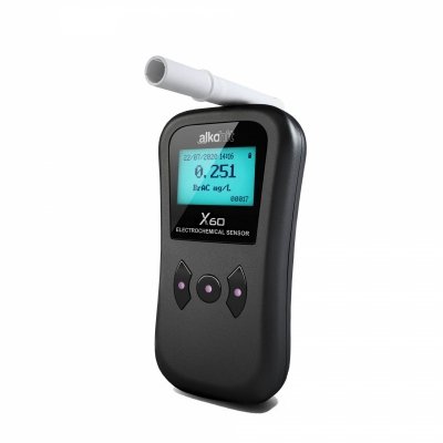 Alkomat Alkohit X60 w skrzyneczce aluminiowej