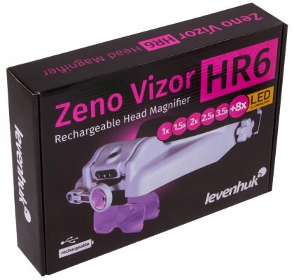 Lupa nagłowna Levenhuk Zeno Vizor HR4 z akumulatorem