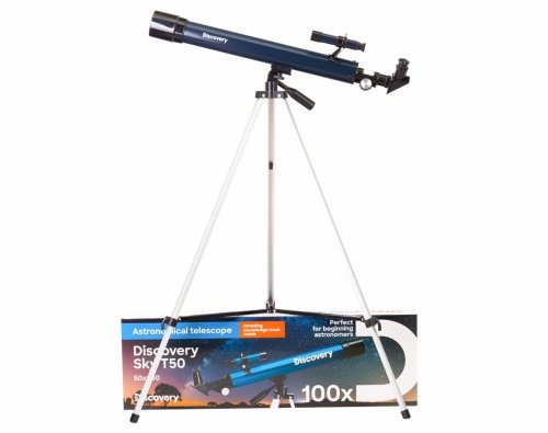 (PL) Teleskop Levenhuk Discovery Sky T50 z książką