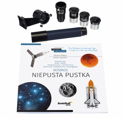 (PL) Teleskop Levenhuk Discovery Spark 114 AZ z książką