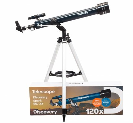 Teleskop Levenhuk Discovery Spark 607 AZ z książką