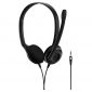 Słuchawki z mikrofonem SENNHEISER PC5 CHAT Czarny 