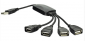 Adapter AKYGA USB 2.0 - 4x USB 2.0 AK-AD-13 USB 2.0 Typ A - 4 x USB 2.0 Typ A 