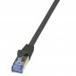 LOGILINK S/FTP Cat.6a 1.5 m Czarny 1.5 Patchcord 