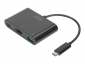 Adapter DIGITUS DA-70855 USB-C 3.1 - HDMI/USB-C 3.1/USB 3.0 