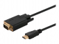 SAVIO SAVKABELCL-103 1.8m /s1x HDMI 1x VGA 