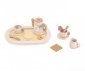 Viga 44267 PolarB Drewniany zestaw do kawy i herbaty - pink 