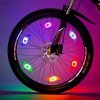 Nakładki świecące led na szprychy rowerowe 4 sztuki