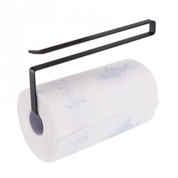 Uchwyt na ręcznik papierowy czarny styl loft