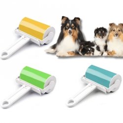 Rolki żelowe do czyszczenia ubrań z włosów sierści 3 sztuki