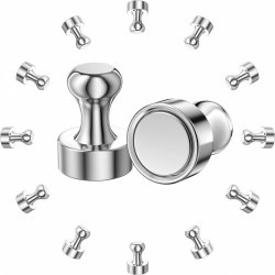 Magnesy neodymowe push pin mocne pionki na lodówkę 10 sztuk