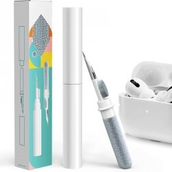 Kieszonkowy czyścik do słuchawek 3w1